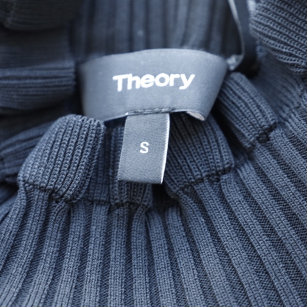 Theory Hedrisa Lustrate Ribbed-Knit Mock-Neck Dress - Picture 5 of 8